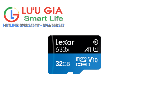 Lexar ®  Thẻ nhớ microSDHC ™ 32Gb ™ UHS-I 633x Hiệu suất cao